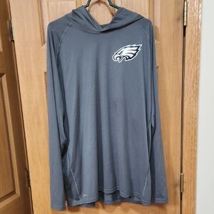 Nike Dri-Fit Philadelphia Eagles Longsleeve Hooded Shirt XXL